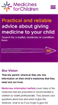 Mobile Screenshot of medicinesforchildren.org.uk